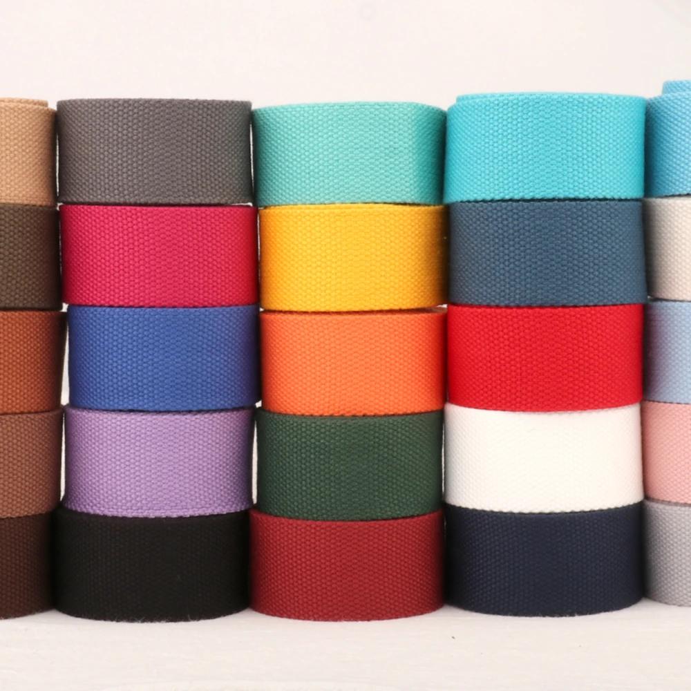 5m 20mm canvas webbing colorful canvas belt bag webbing nylon backpack strapping sewing accessories